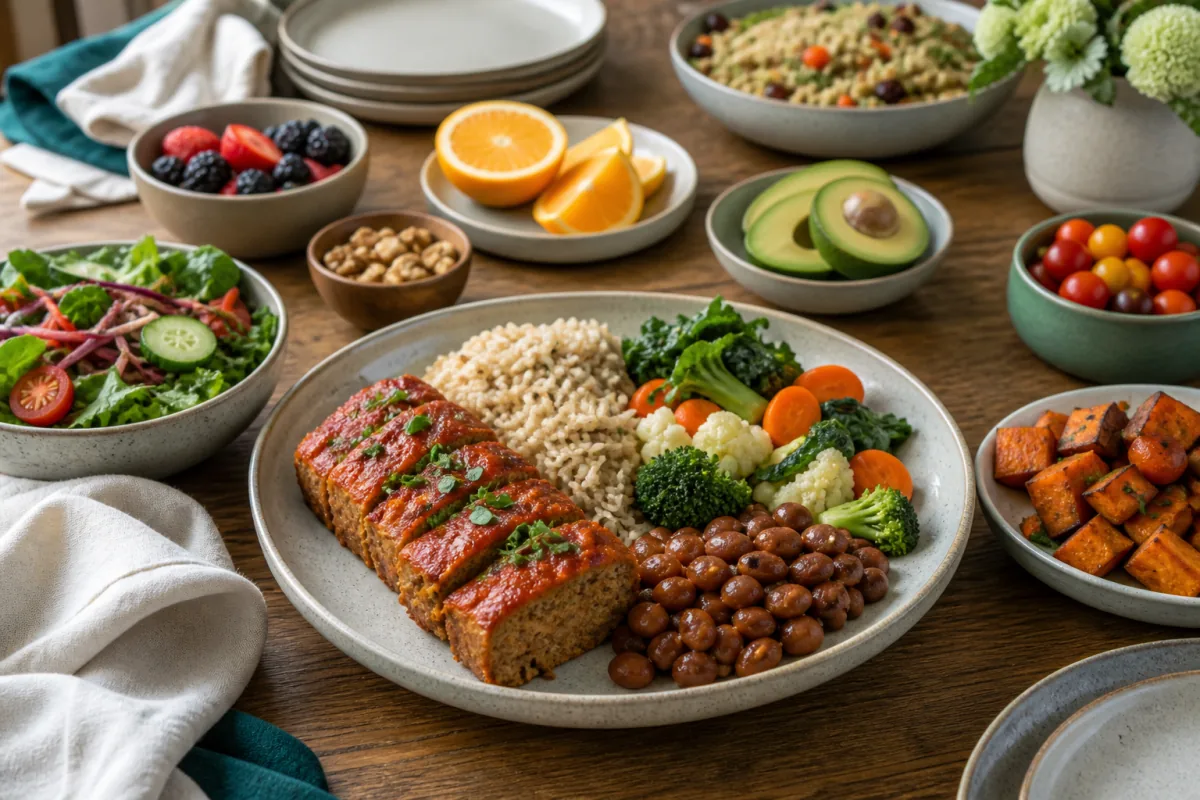 Adventist Diet Hero Lentil Loaf Beans Vegetables.