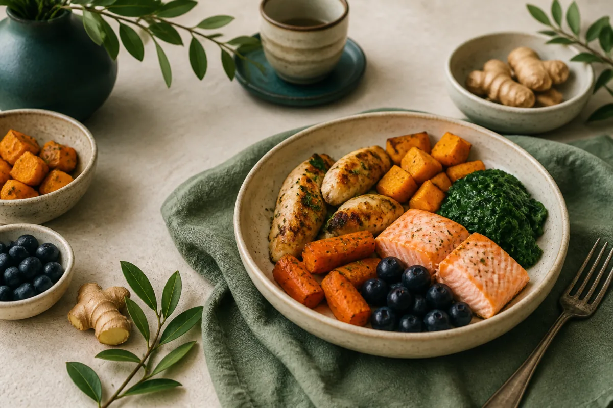 Aip Diet Hero Chicken Salmon Sweet Potato.