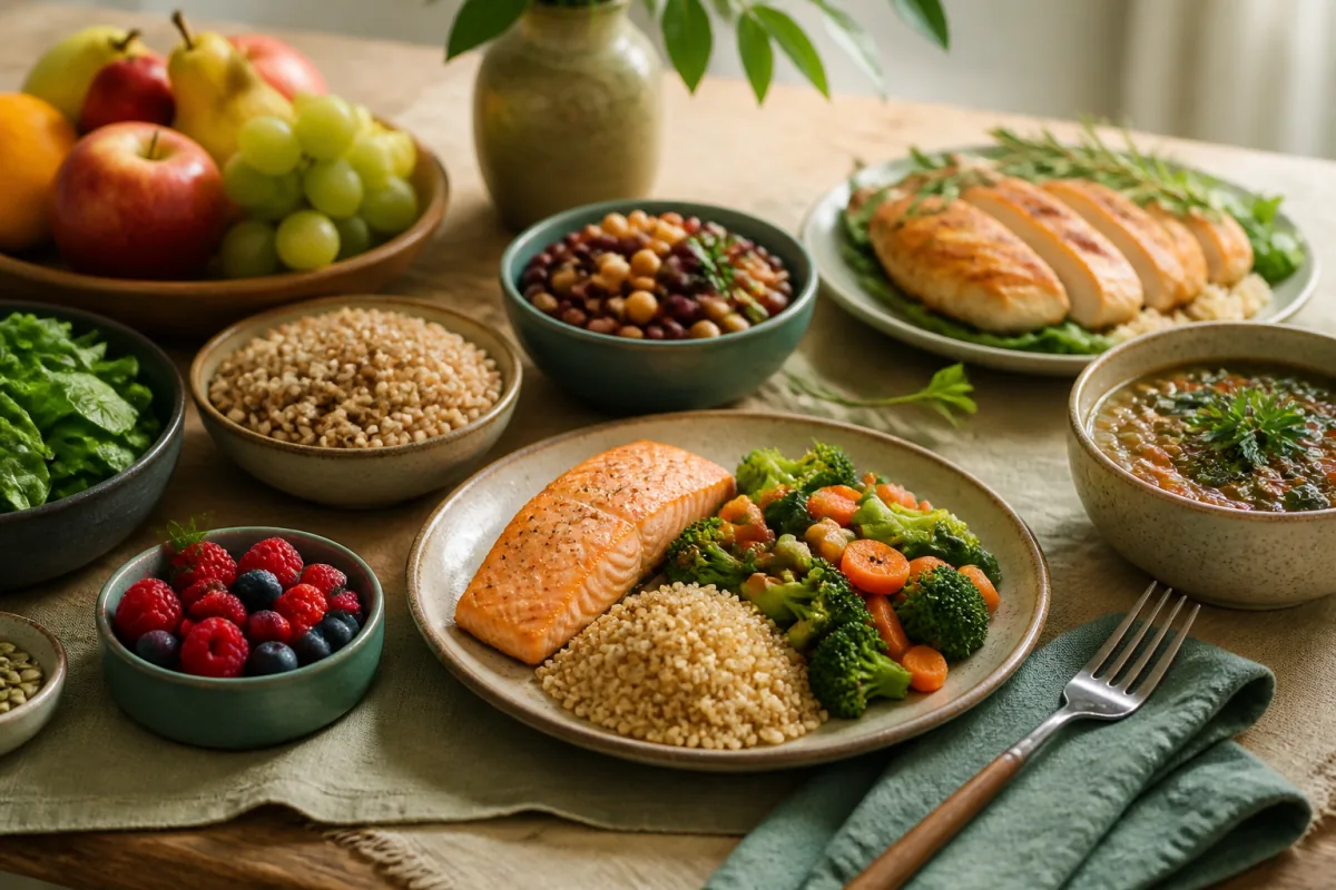 Blood Type Diet Hero Balanced Whole Food Table.
