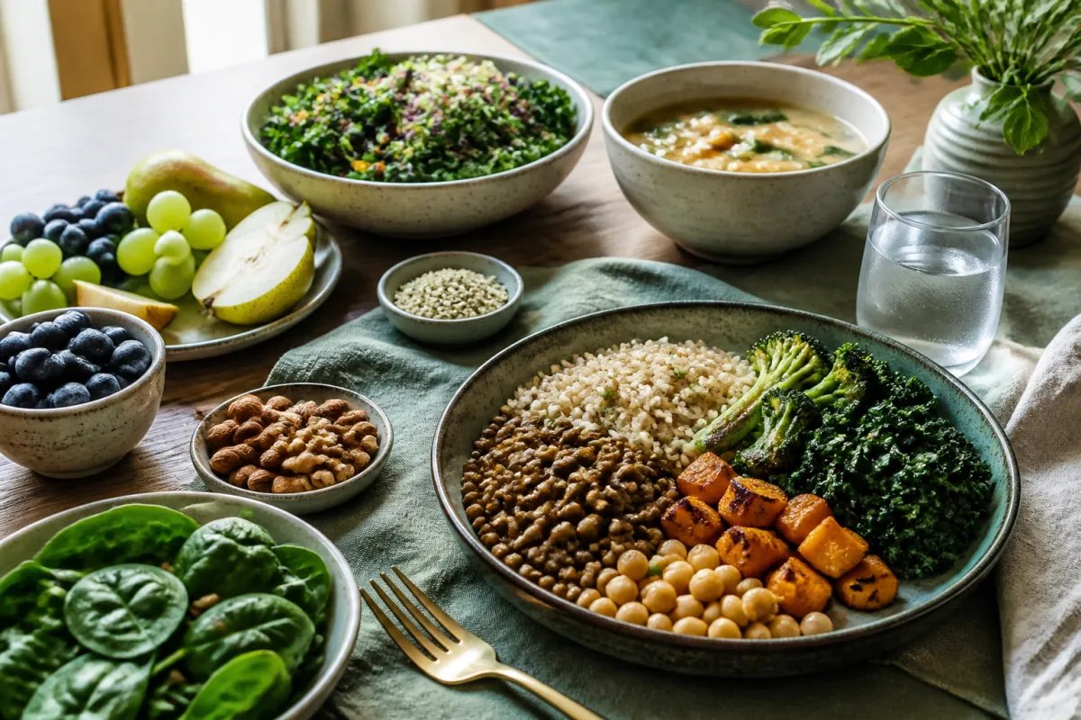 Daniel Fast Hero Lentils Chickpeas Grains Vegetables.
