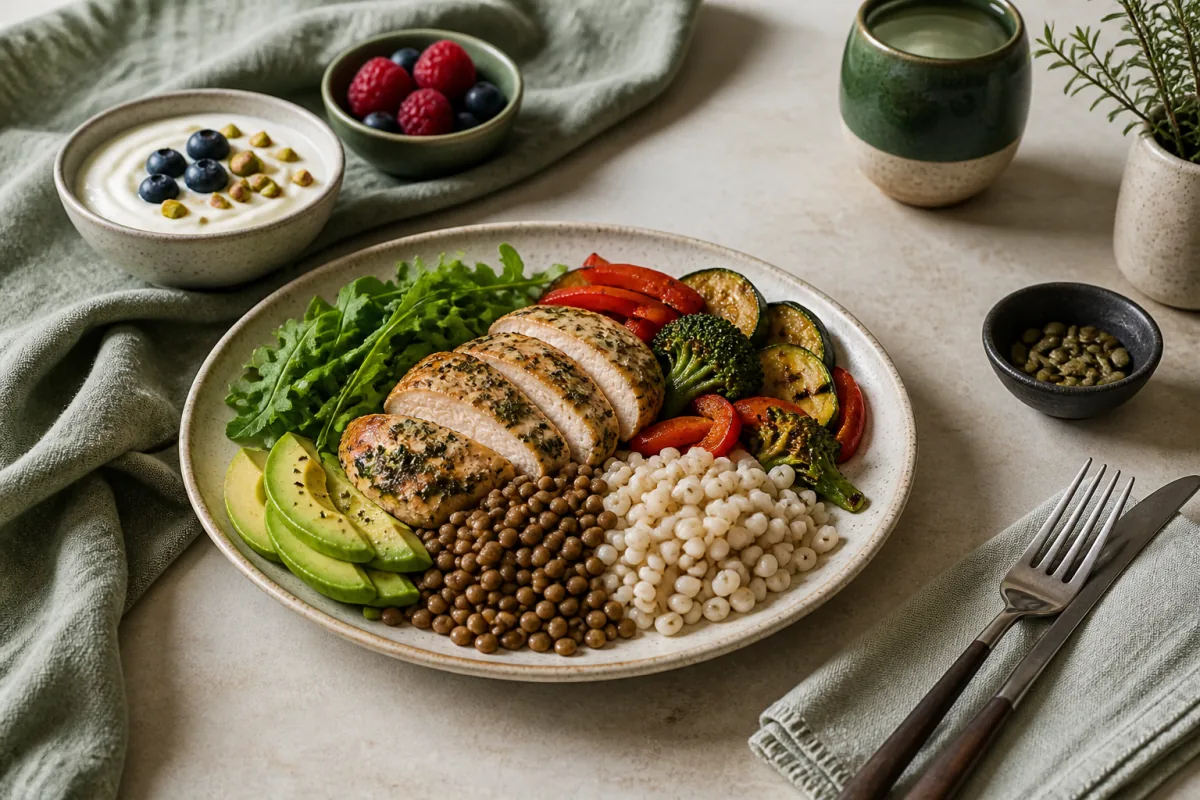 Glycemic Index Diet Hero Lentils Barley Chicken.
