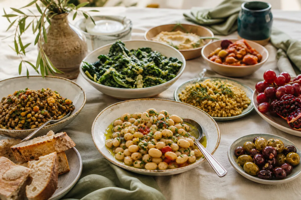 Orthodox Fasting Hero Beans Grains Vegetables.