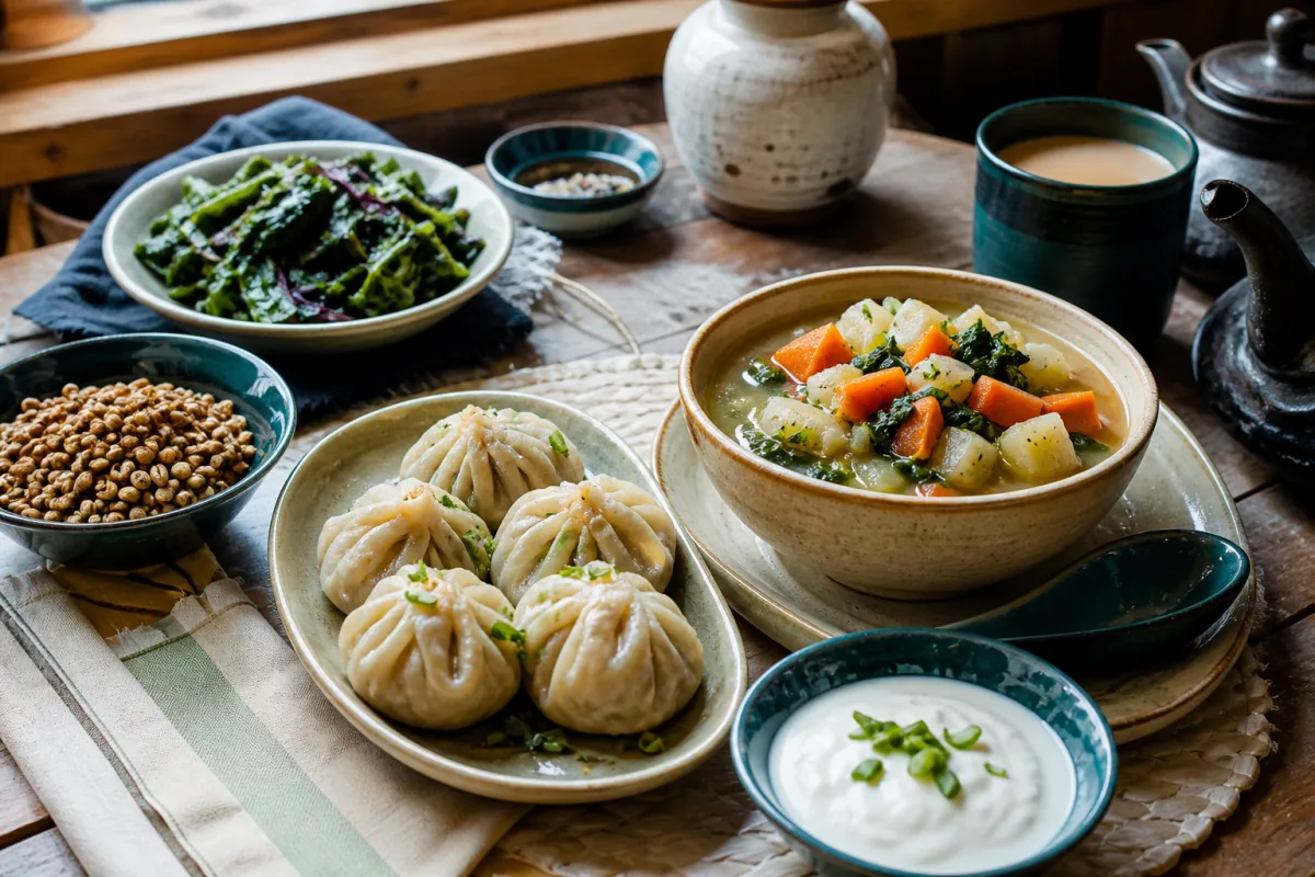 Tibetan Himalayan Diet Hero Barley Momos Stew.